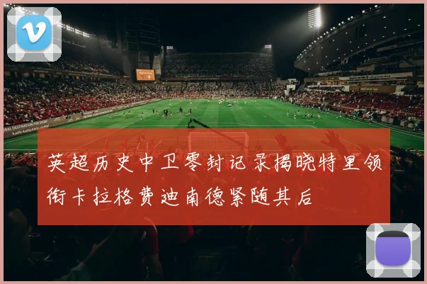 英超历史中卫零封记录揭晓特里领衔卡拉格费迪南德紧随其后